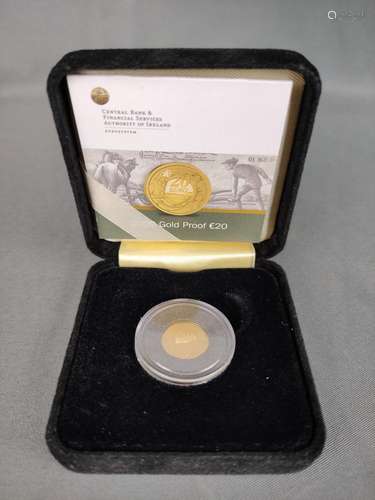 20 Euro, Ireland, 2009, fine gold, 1g, diameter 13…