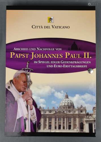 Pope John Paul II commemorative stamps and first d…