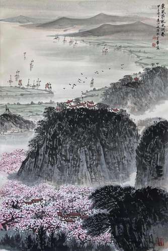 A Chinese Painting By Song Wenzhi