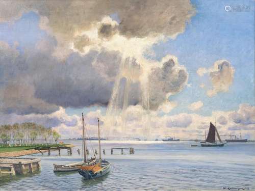 Friedrich Kallmorgen (Altona 1856 - Grötzingen 1924). View o...