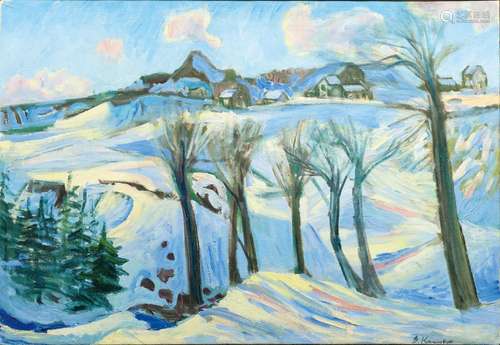 Bruno Krauskopf (Marienburg 1892 - Berlin 1960). Winterlands...