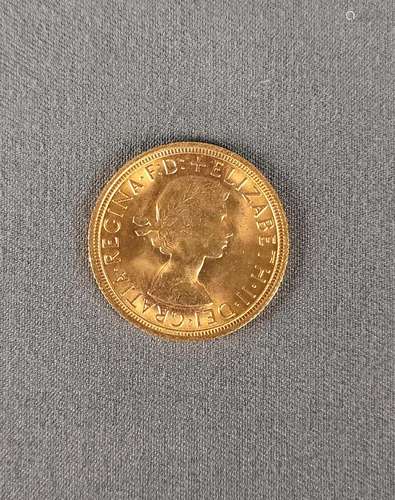 Gold-Sovereign, Elizabeth II, 916 Gold, 1965, 8g, …