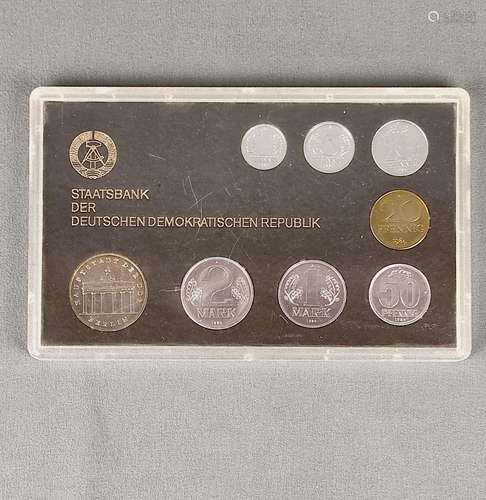 KMS, GDR mini, with Brandenburg Gate, 1 Pfennig - …