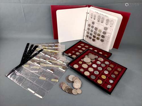 Large assorted coins and medals, Germany, consisti…