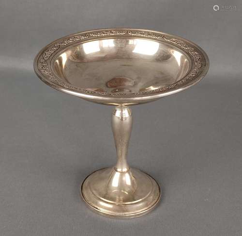 Centerpiece, rim with floral relief, round base, U…