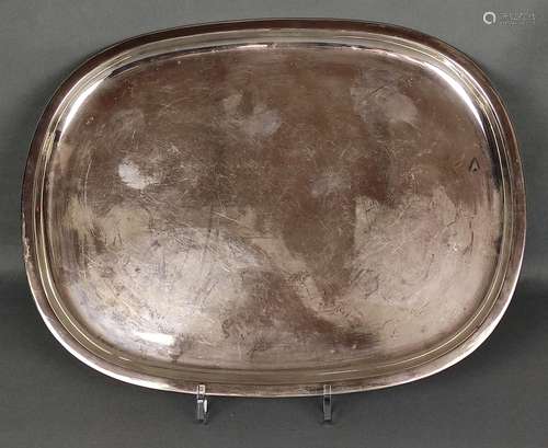 Tray, rectangular basic shape with strongly rounde…