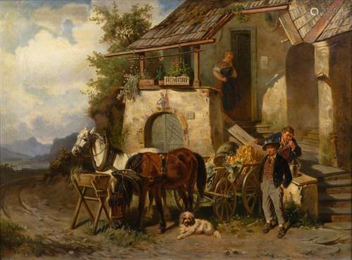 Adolf van der Venne (Wien 1828 - Schweinfurt 1911). A well-e...