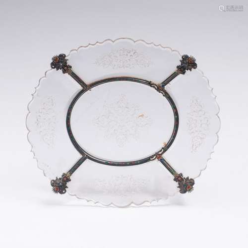 Viennese Neo-Renaissance Rock Crystal Bowl.