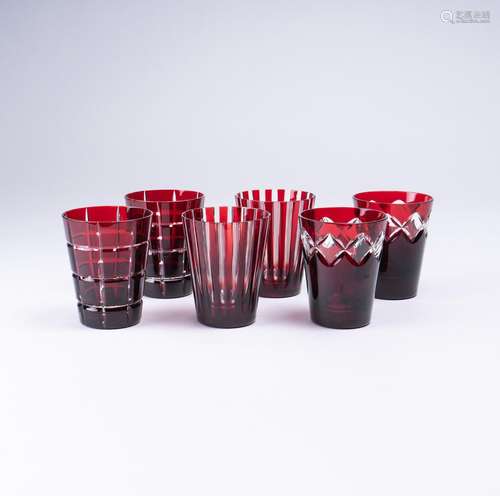 A Set of 9 Modern Water Glasses.