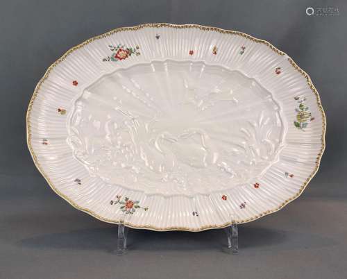 Serving plate, Meissen sword mark, 1st choice, ova…