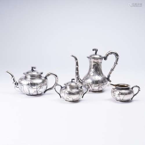 Zee Wo Shanghai, early 20th cent. A Coffee and Tea Service w...