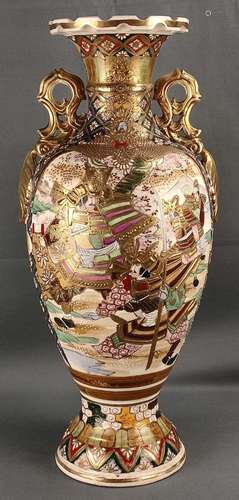 Large baluster vase with two side handles, Japan, …