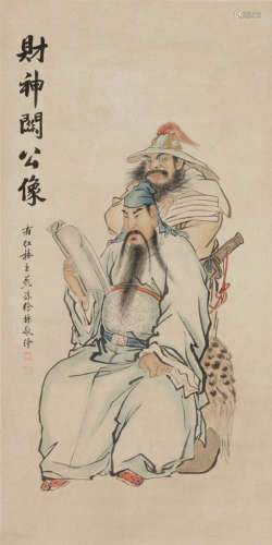 Ink Painting Of Figure - Xu Cao ,China