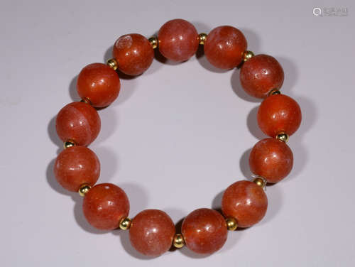 Red Agate String ,China