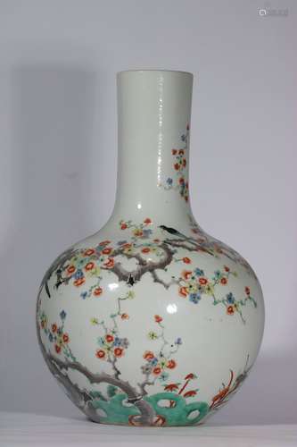 Famille Rose Porcelain Bottle ,China