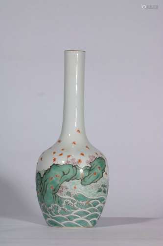 Famille Rose Porcelain Bottle ,China