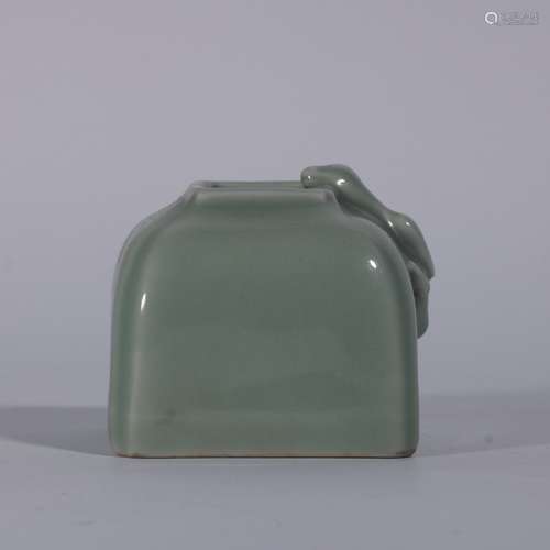 Green Glazed Porcelain Vessel ,China