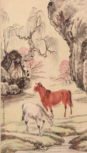 Ink Painting Of Horse - Ma Jin ,China