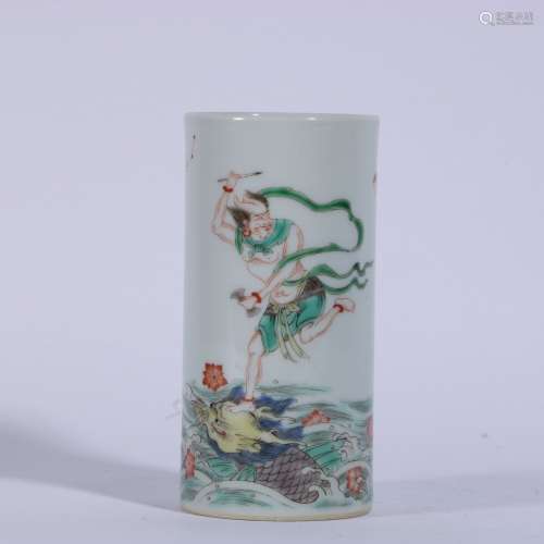 Porcelain Brush Pot ,China