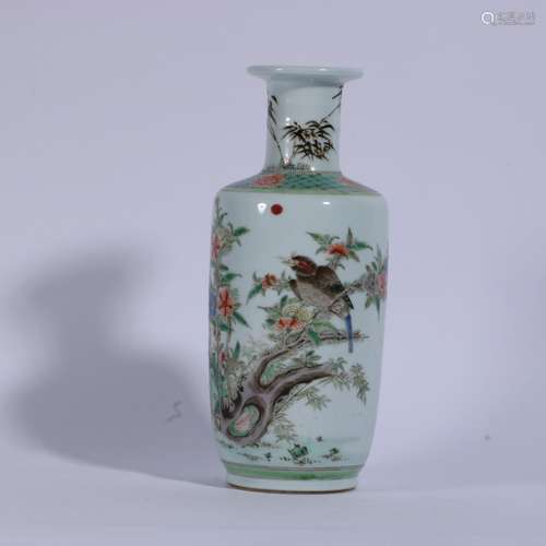 Verte Rose Porcelain Poetry Bottle ,China