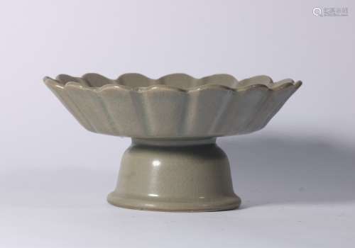 Longquan Kiln Porcelain Stem Plate ,China