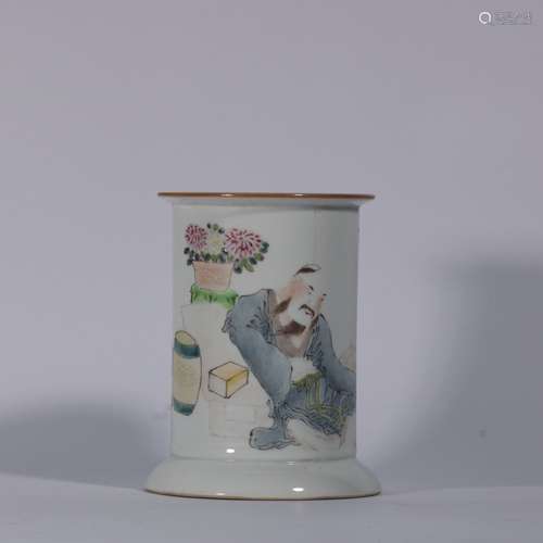 Porcelain Brush Pot ,China