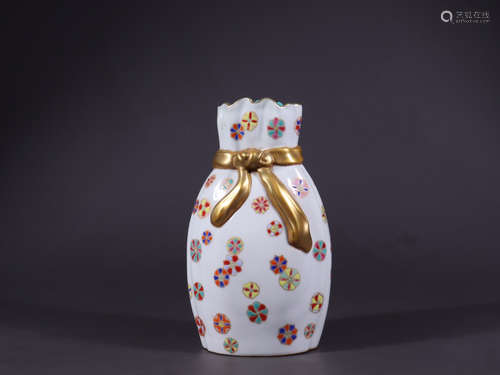 Famille Rose Porcelain Bottle ,China