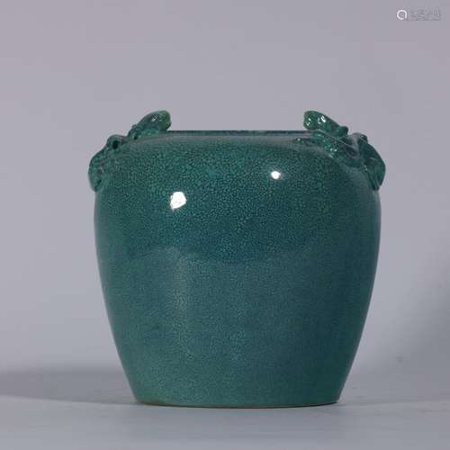 Rujun Glazed Porcelain Jar With Pattern Of Dragon ,China