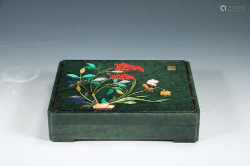 Hetian Jade Cover Box ,China