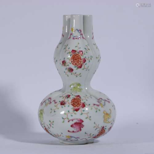 Doucai Porcelain Gourd Bottle ,China