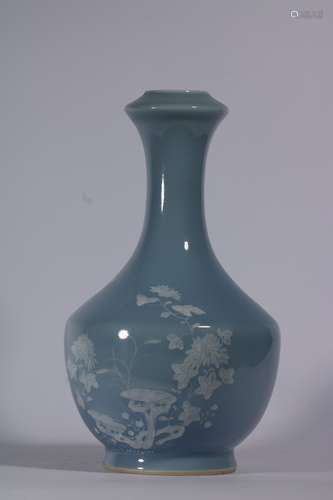 Green Glazed Porcelain Bottle ,China