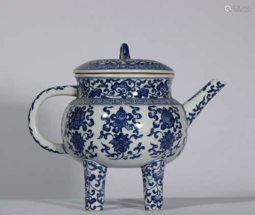 Blue And White Porcelain Teapot ,China