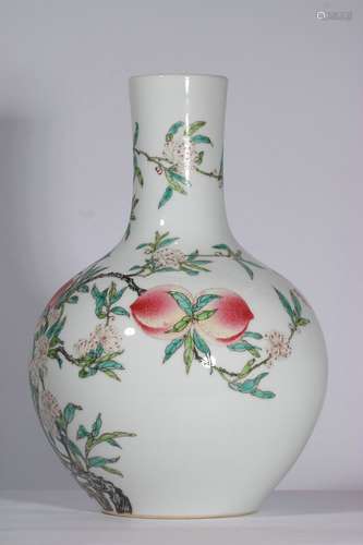 Famille Rose Porcelain  Bottle ,China