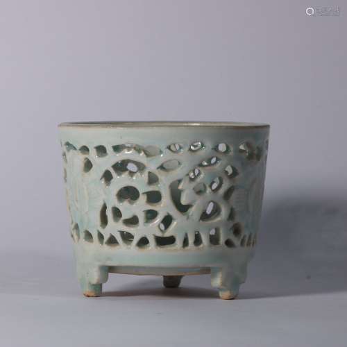 Hutian Kiln Porcelain Hollowed Porcelain Incense Burner ,Chi...