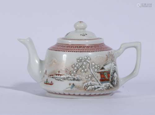 Porcelain Teapot With Poetry ,China