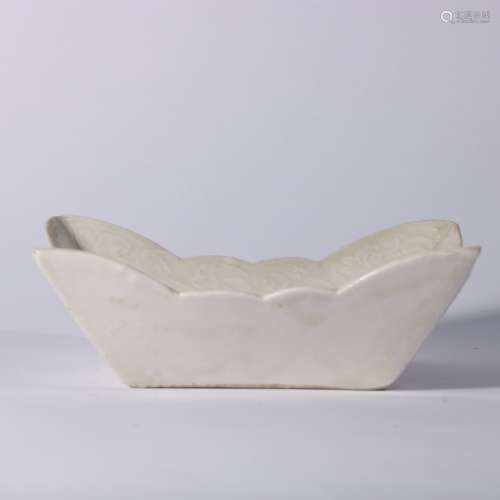 Ding Kiln Porcelain Square Plate ,China