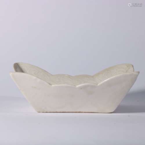 Ding Kiln Porcelain Square Plate ,China