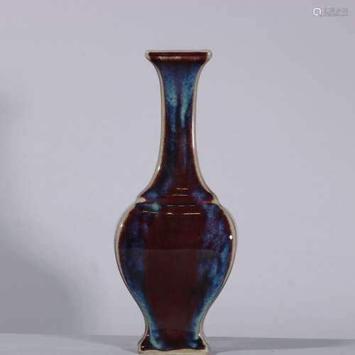 Kiln Glazed Porcelaind Square Bottle ,China