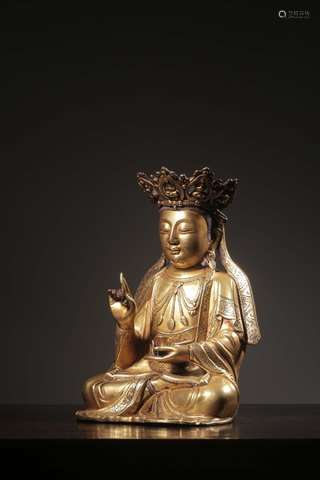 Gilded Copper Statue of Buddha, “Ming Yongle Years”Section, ...