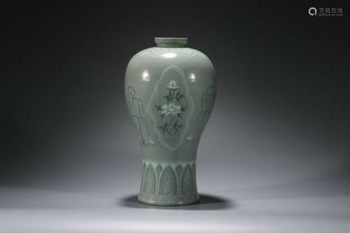 Korean Porcelain Plum Vase