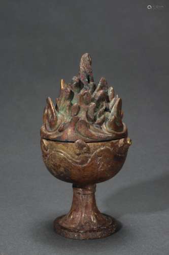 Gilded Copper Censer