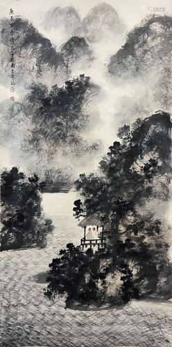 Landscape, Hanging Scroll, Fu Baoshi