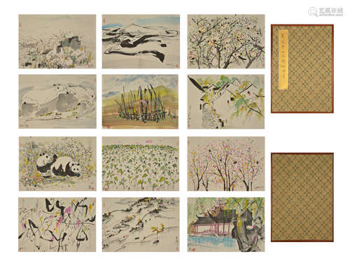 Scenery, Sheet, Wu Guanzhong