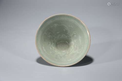 Korean Porcelain Bamboo Hat-shaped Zhan