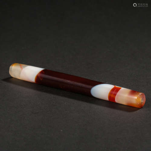 CHINESE TANG DYNASTY AGATE PIPE