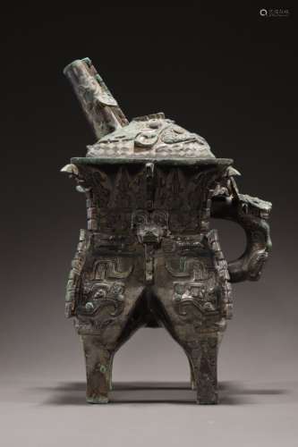 Bronze HE(Wine vessel)