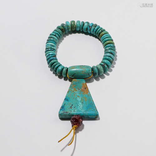 CHINESE SHANG DYNASTY TURQUOISES BRACELET