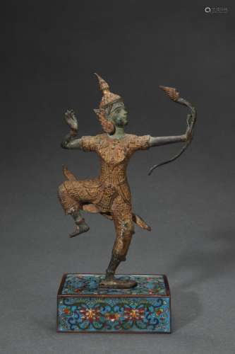 Copper Figure Statue