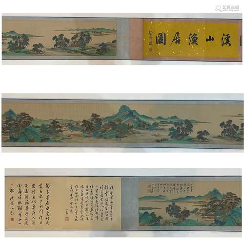 Landscape, Long Scroll, Zhang Daqian