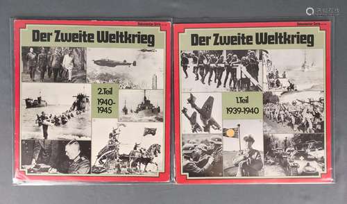 2 records, "The Second World War", part 1 and 2, v...